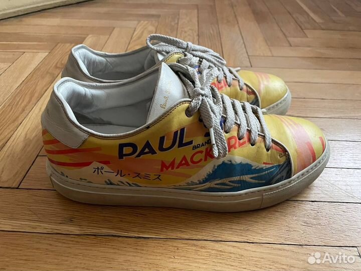 Мужские кеды Paul Smith из натуральной кожи