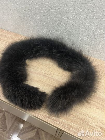 Меховая опушка на капюшон песец