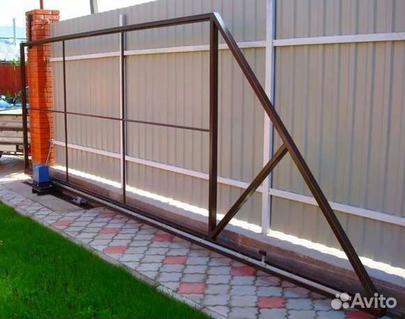 Откатные ворота под ключ