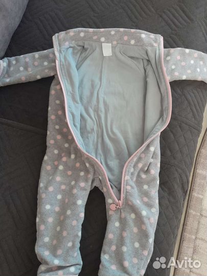 Флисовый комбинезон