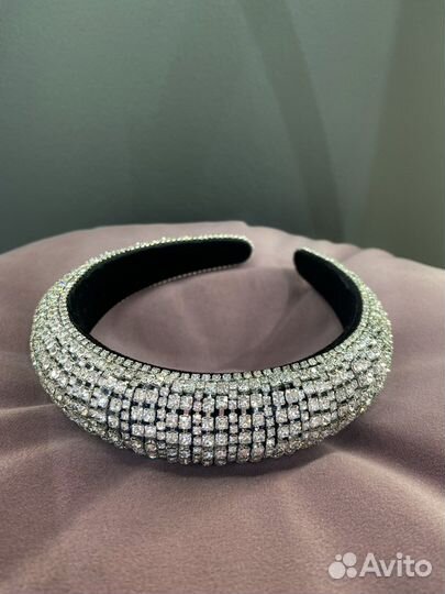 Ободок со стразами dolce gabbana стиль