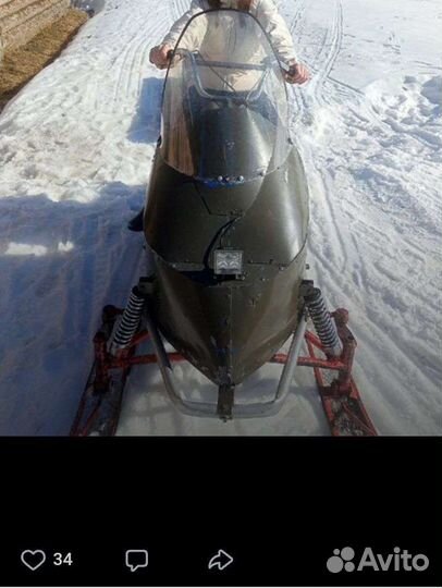 Самодельный снегоход