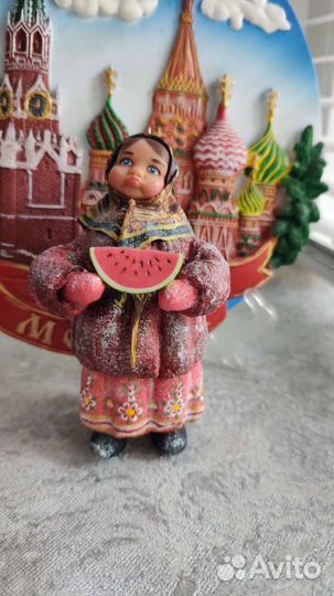 Ватные елочные игрушки