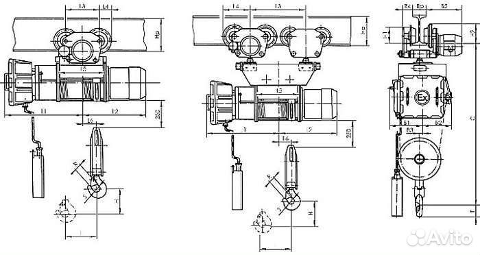 Взрывозащищенный тельфер вт1043 Балканкар