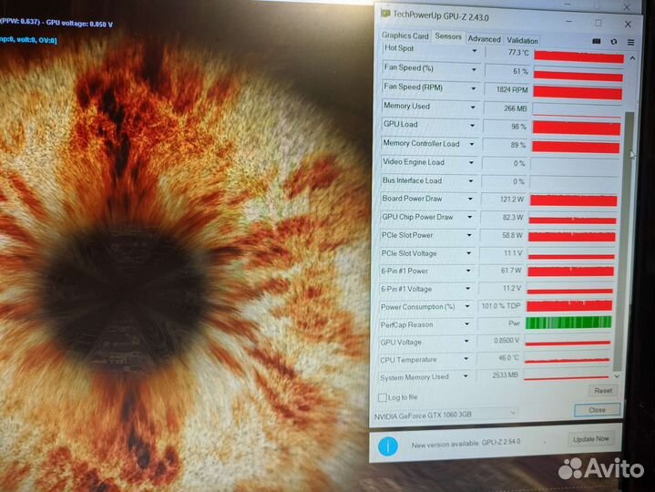 Видеокарта gtx 1060 3gb