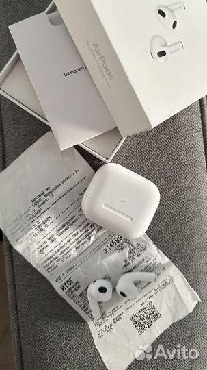 Наушники Apple airpods 3 с чеком и гарантией