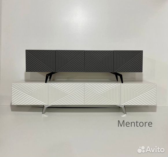 Тумба тв Bravo в цвете графит (конструктор)