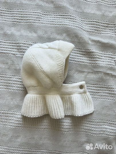 Шапочка для новорожденного зима