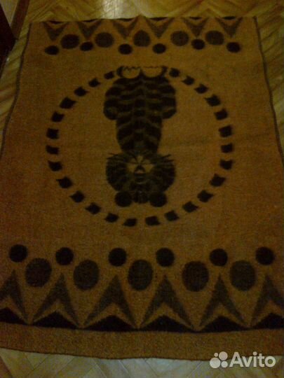 Одеяло детское шерстяное 1м. на 1м.20см