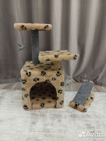 Домик для кошки с когтеточкой
