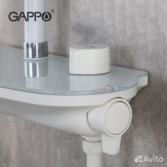 Душевая система с тропическим душем Gappo G2495-88