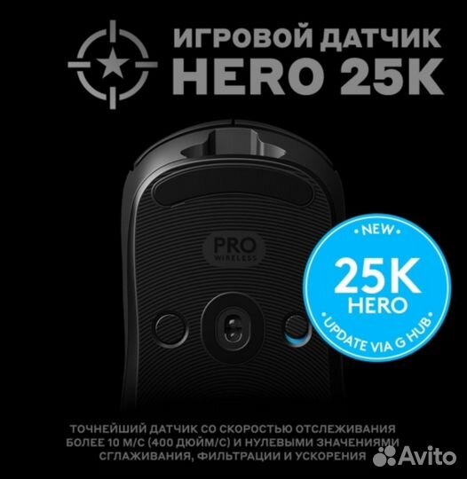 Беспроводная игровая мышь logitech g pro wireless