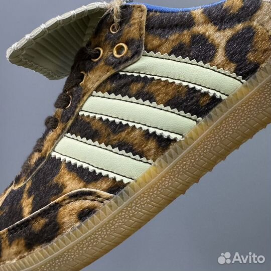 Кроссовки Wales Bonner x adidas Samba Pony Leopard