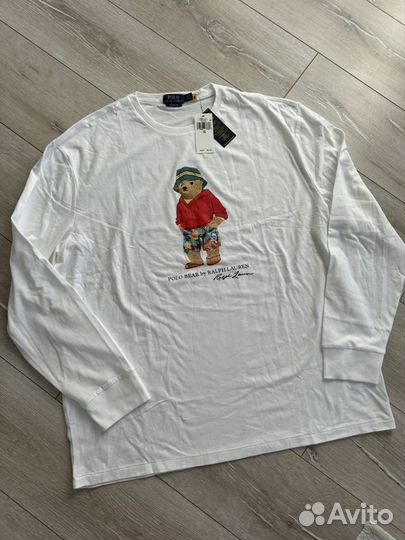 Свитшот лонгслив Polo bear Ralph Lauren ориг XL