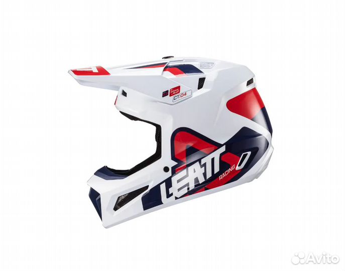 Кроссовый шлем leatt 3.5 + очки velocity 4.5 royal