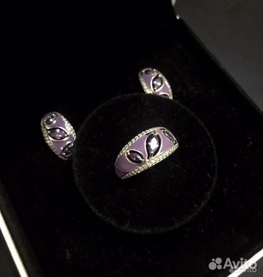 Кольцо и серьги Sokolov