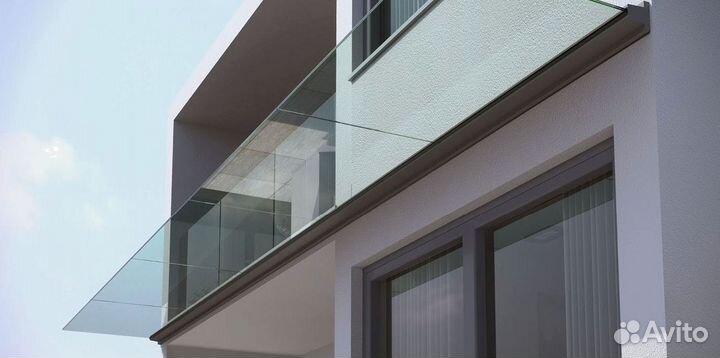 Навес из стекла