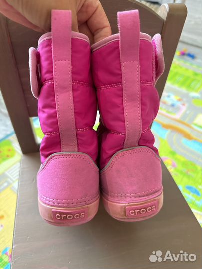 Сапоги crocs детские утепленные C9