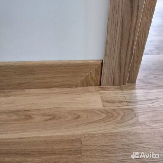 Монтаж плинтуса из дюрополимера, мдф, Al