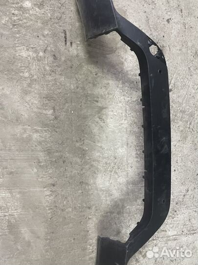 Накладка на передний бампер бмв Х3