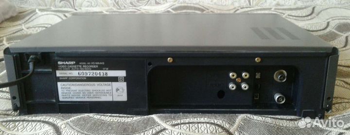 Видеомагнитофон sharp VC-MA443