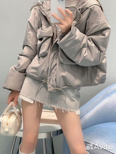 Парка куртка бомбер miu miu