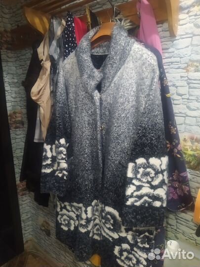 Пальто новое альпака