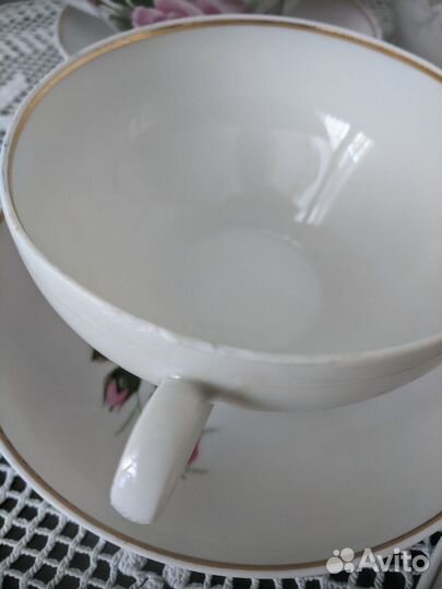 Сервиз чайный Дулево Розы 1986 год