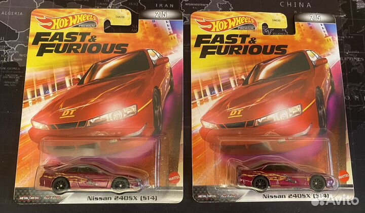 Hot wheels premium fast furious Nissan 240SX (S14)