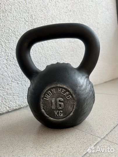 Гиря чугунная 16 кг