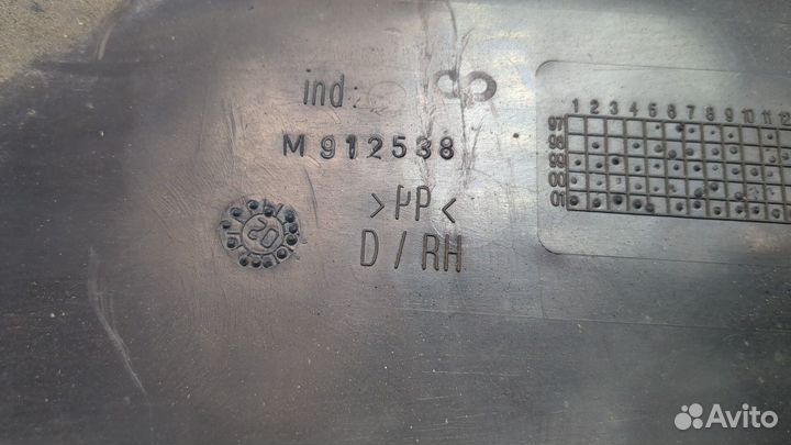 Защита арок (подкрылок) правая передняя Mitsubishi Space Star, 2004