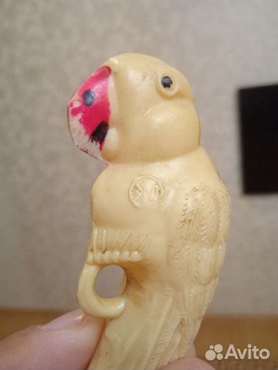 Игрушки погремушка попугай СССР целлулойд RRR