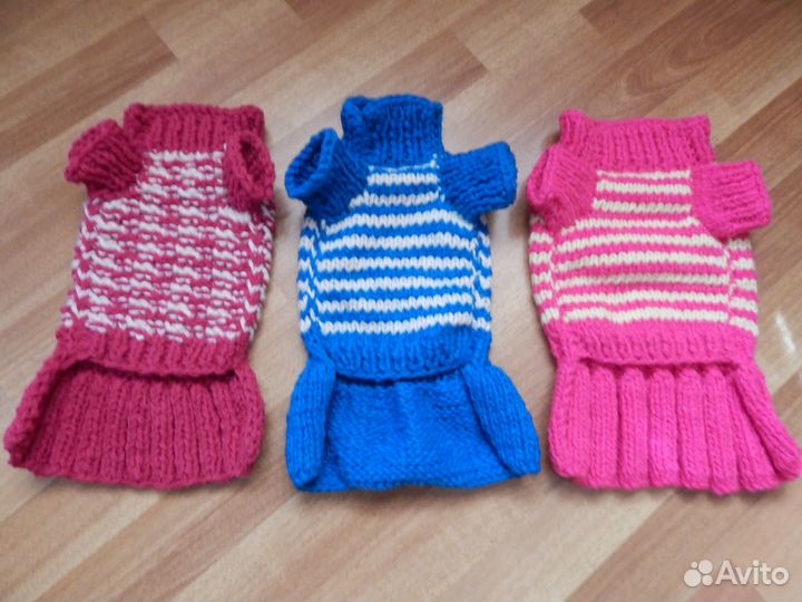 Вязаная одежда для собак мелких пород