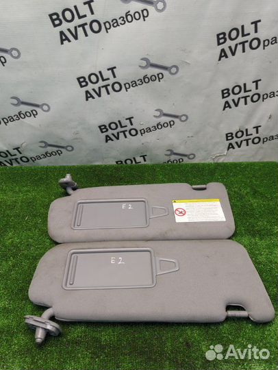 Козырьки солнце защитные передние Kia Sorento XM