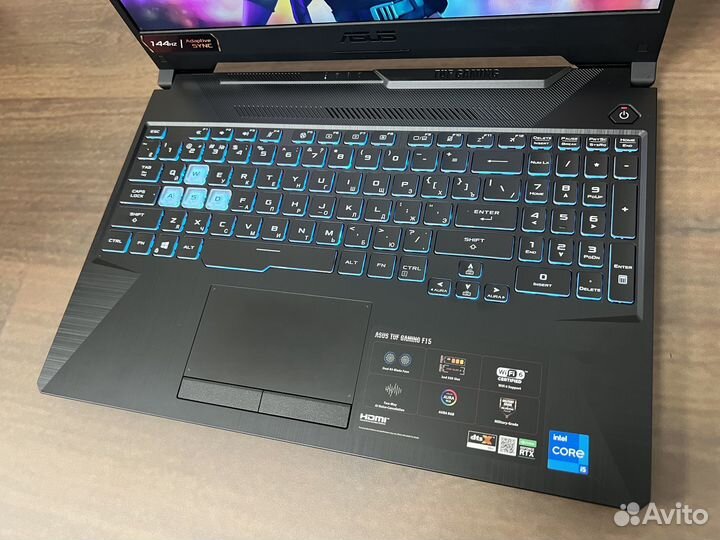 Игровой ноутбук Asus i5 RTX 15,6 IPS 144 герца