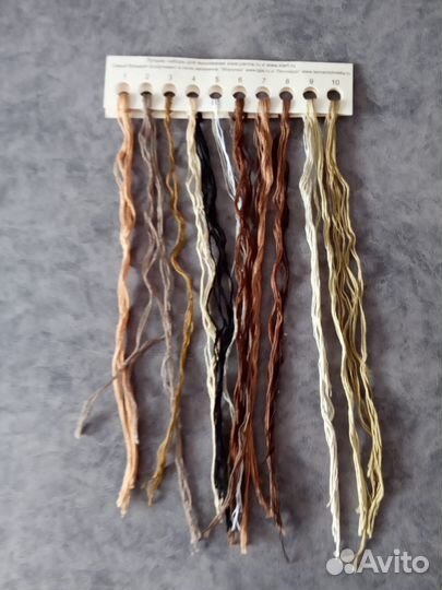 Остатки набора для вышивания 