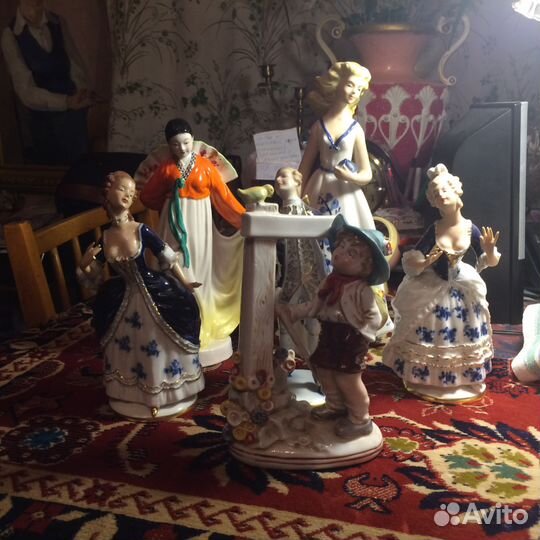 Статуэтки фарфор Германия, старый Китай