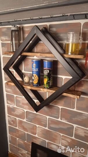 Полка настенная лофт
