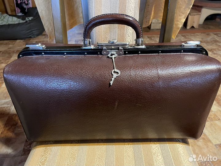 Саквояж 1940-е СССР винтаж старинный чемоданчик