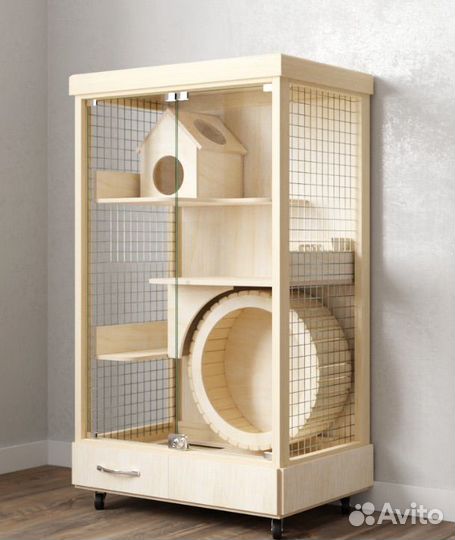 Витрина для шиншилл, белок дегу