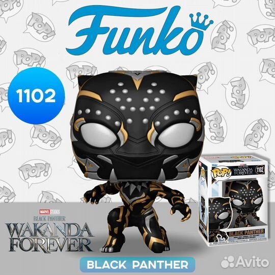 Фигурка Funko POP Bobble Marvel Black Panther Waka