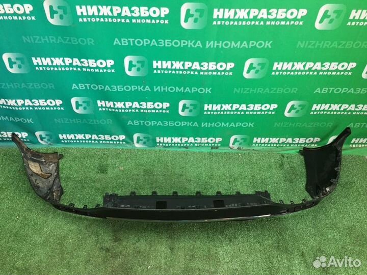 Юбка бампера задняя Mercedes Glc C253 2015