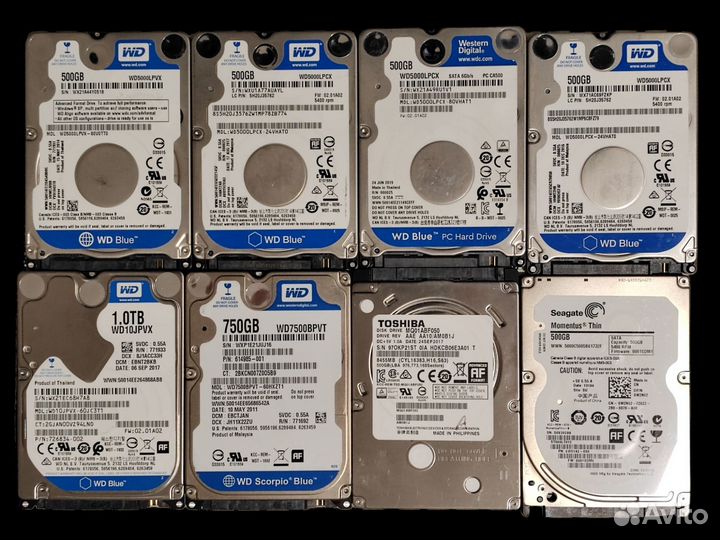 Жесткий диск для ноутбука HDD 2.5