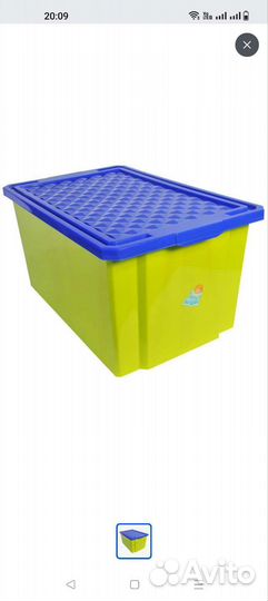 Ящик для игрушек на колесах