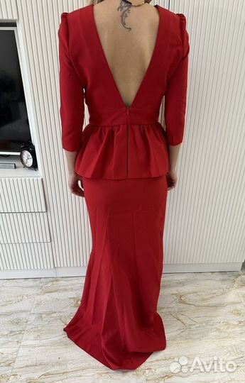 Шикарное красное Платье в пол KiraKuznetsova