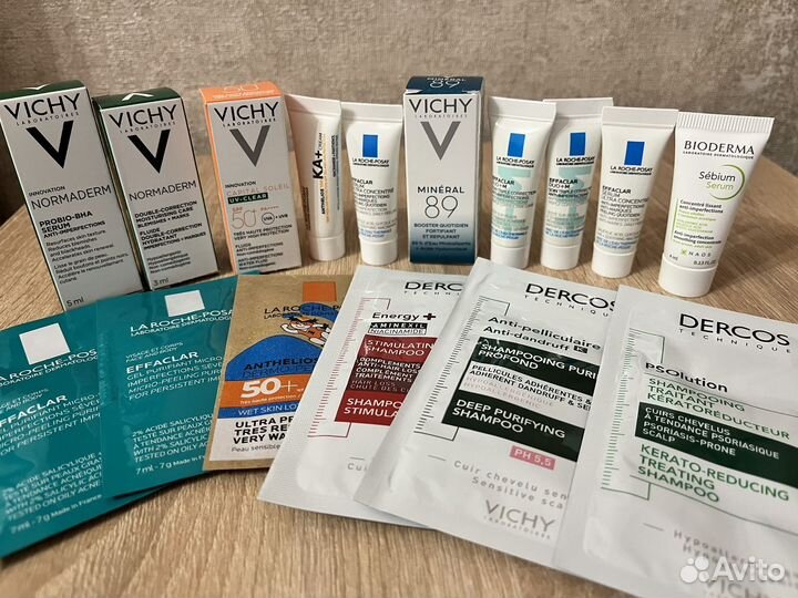 Набор пробников ля роше / биодерма/ виши
