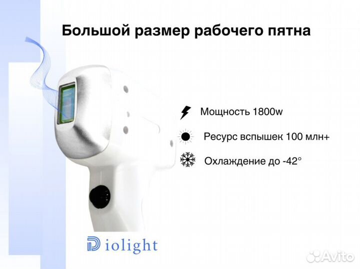 Лазерный аппарат диолайт UltraOne 1800w, рассрочка