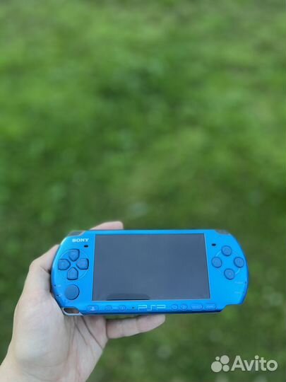 Sony Psp 3008 Vibrant Blue (Прошита + коробка)