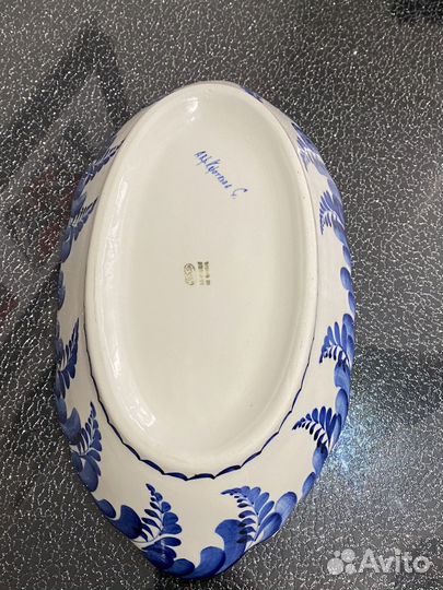 Блюдо гжель