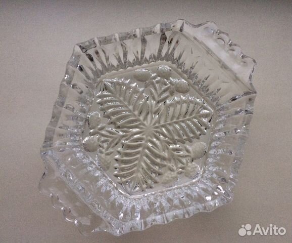 Салатник/ конфетница хрусталь СССР